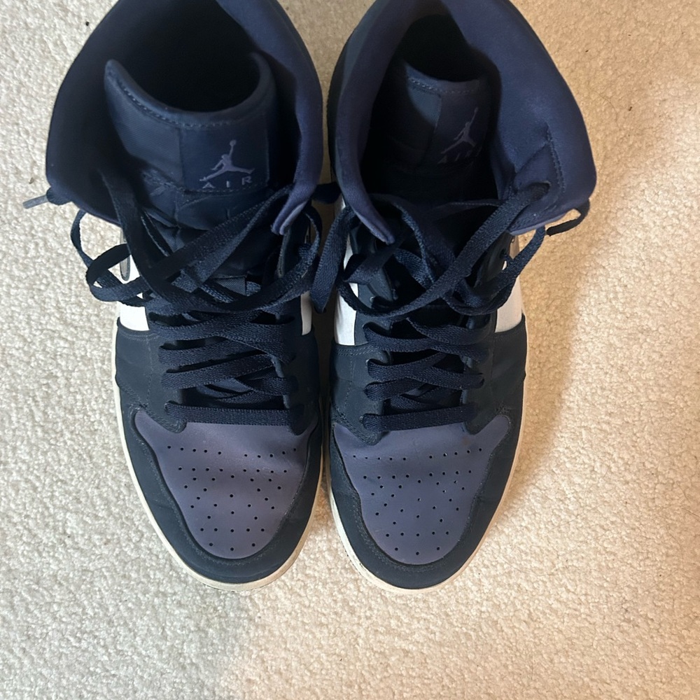 Air Jordan 1 Mid Sanded Purple Size 12 - Picture 6 of 7